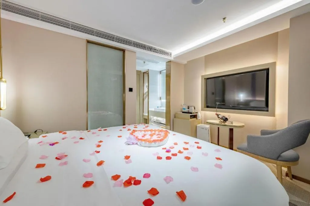 Bed in Lavande Hotel Shenzhen East Gate Wanxiang City Guomao Metro Statipn