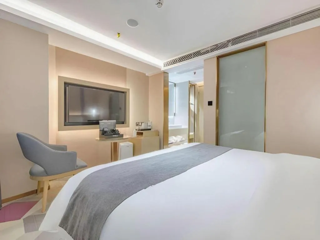 Bed in Lavande Hotel Shenzhen East Gate Wanxiang City Guomao Metro Statipn