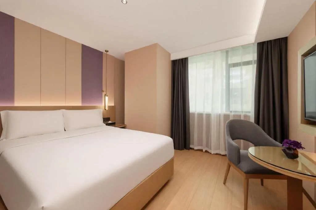 Bed in Lavande Hotel Shenzhen East Gate Wanxiang City Guomao Metro Statipn