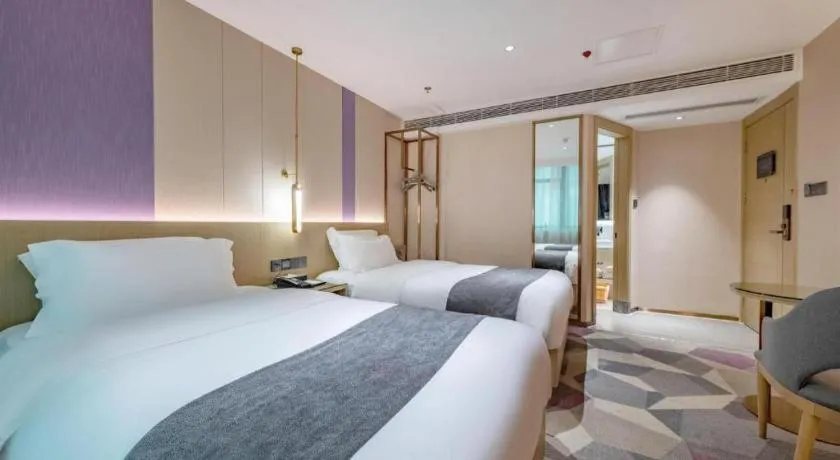 Bed in Lavande Hotel Shenzhen East Gate Wanxiang City Guomao Metro Statipn