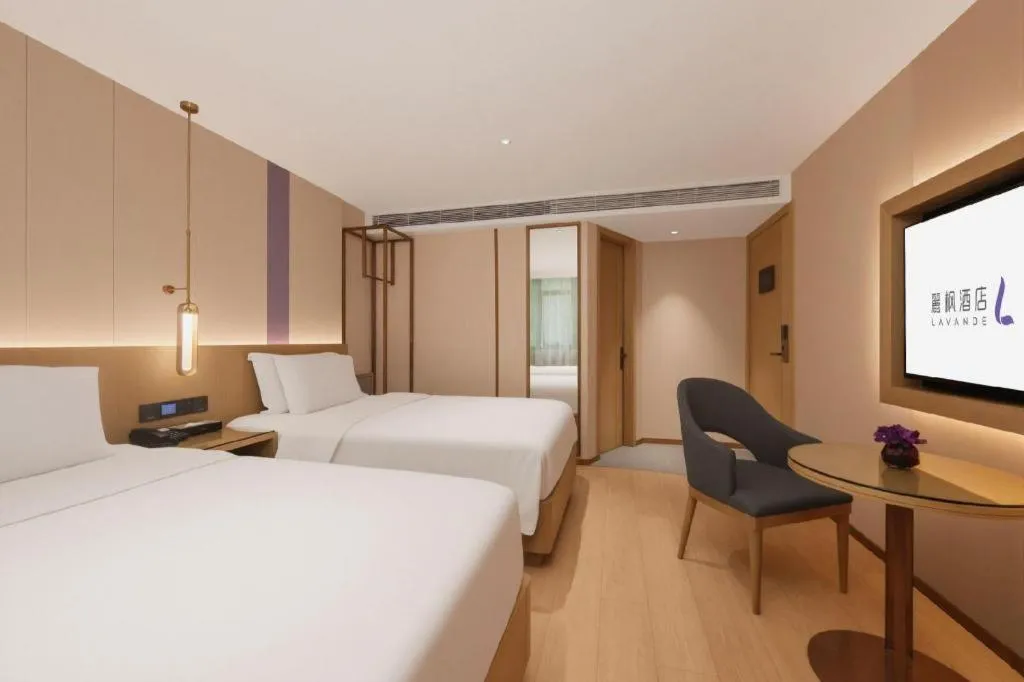 Bed in Lavande Hotel Shenzhen East Gate Wanxiang City Guomao Metro Statipn