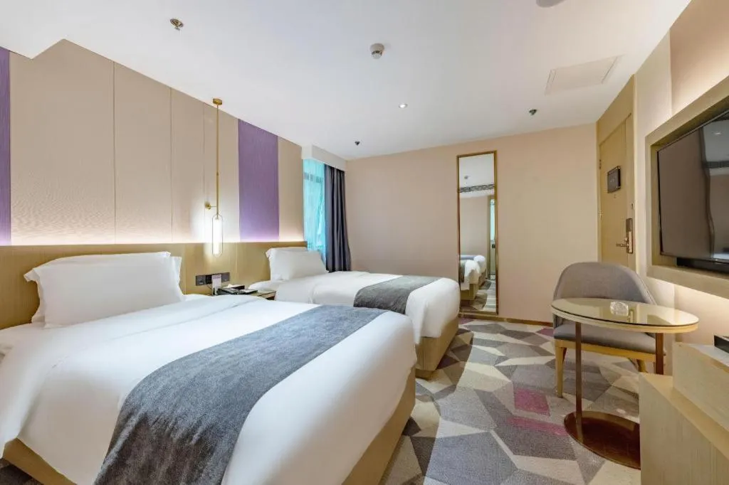 Bed in Lavande Hotel Shenzhen East Gate Wanxiang City Guomao Metro Statipn