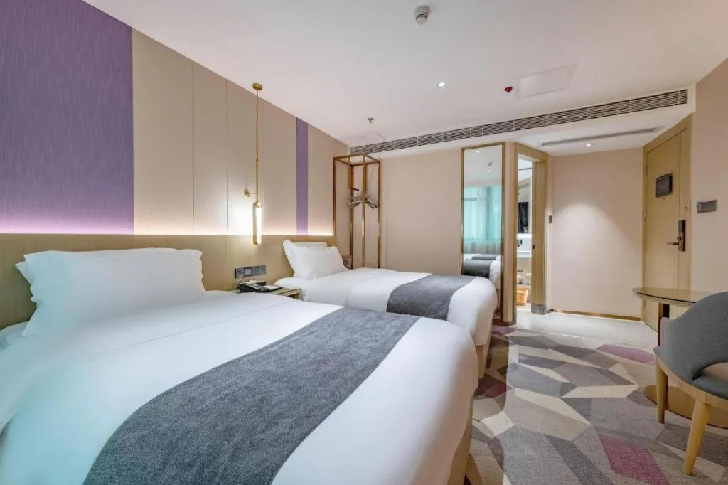 Bed in Lavande Hotel Shenzhen East Gate Wanxiang City Guomao Metro Statipn