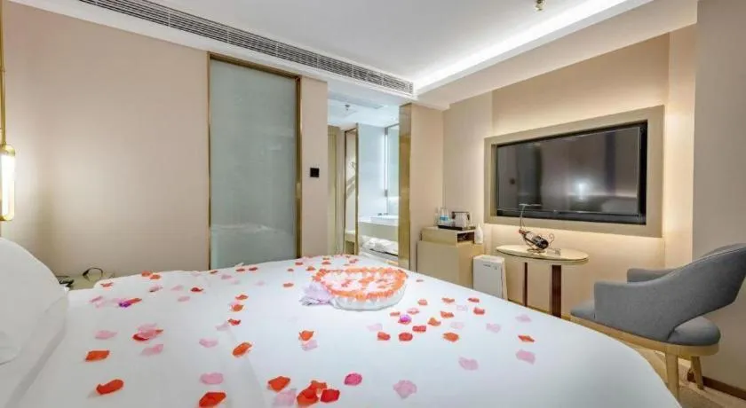Bed in Lavande Hotel Shenzhen East Gate Wanxiang City Guomao Metro Statipn