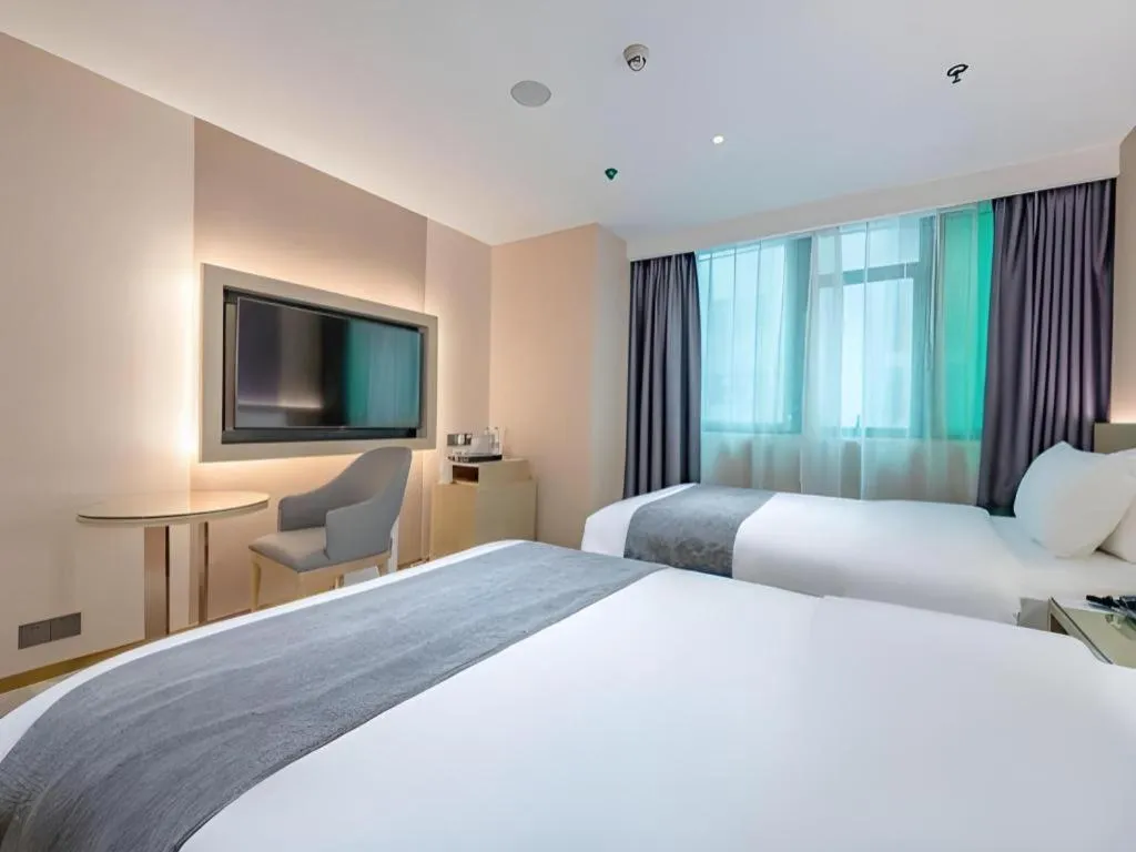 Bed in Lavande Hotel Shenzhen East Gate Wanxiang City Guomao Metro Statipn