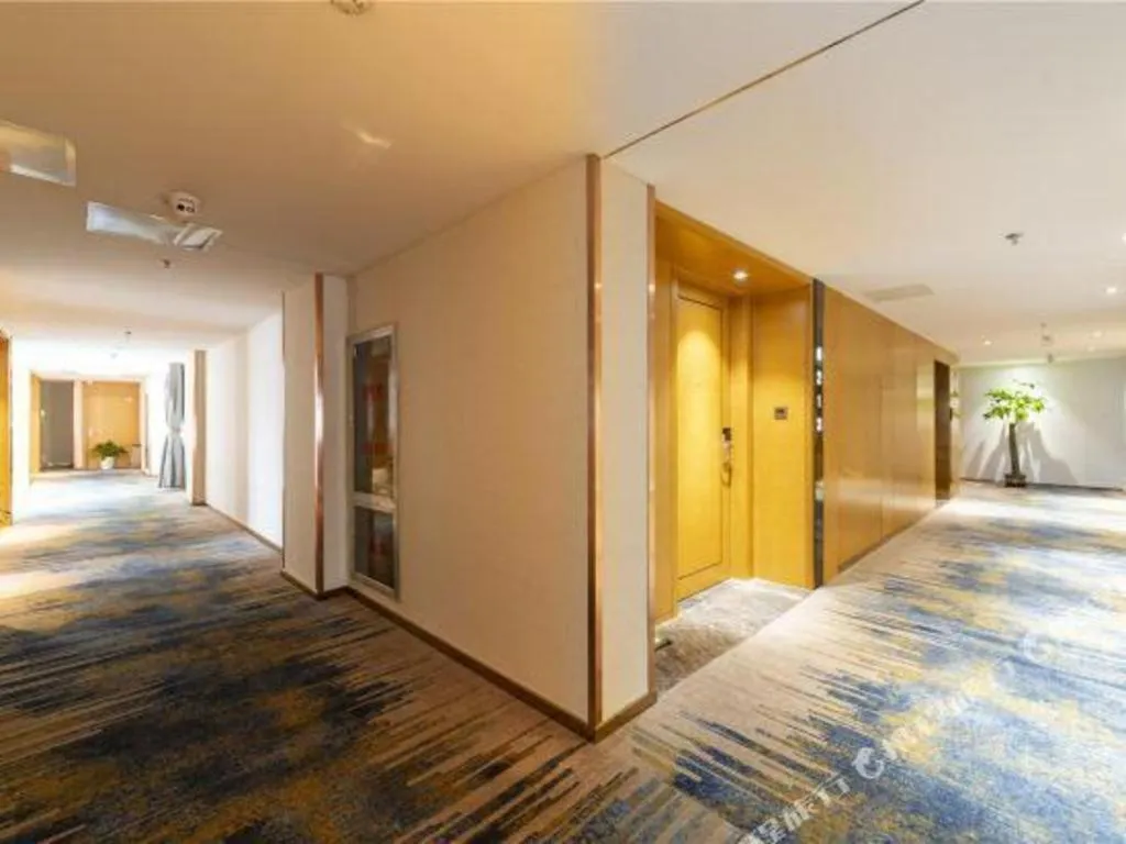 Bed in Borrman Hotel Jinan Yijia Exhibition Center Laotun Metro Station