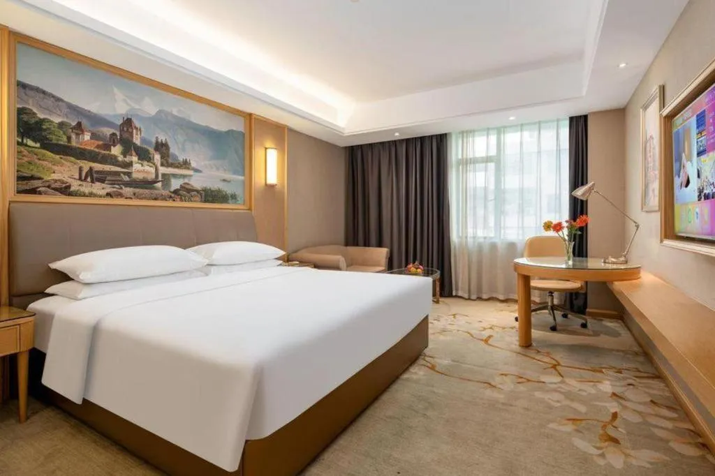 Bed in Vienna Hotel Guangzhou Yonghe Development Zone