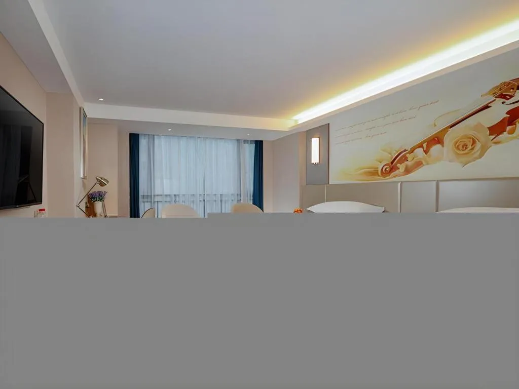 Bed in Vienna Hotel Chengdu Xinjin Old Pier Liujianian Metro Station