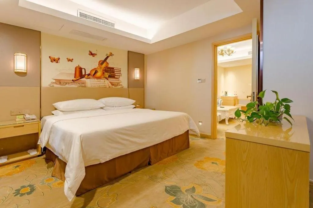 Bed in Vienna Hotel Shandong Jinan High-Tech Wanda Exhibition Center