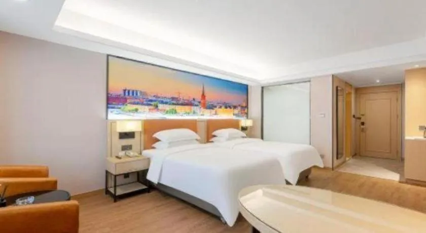 Bed in Vienna Hotel Shandong Jinan High-Tech Wanda Exhibition Center