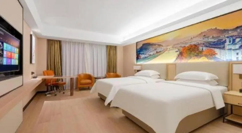 Bed in Vienna Hotel Shandong Jinan High-Tech Wanda Exhibition Center