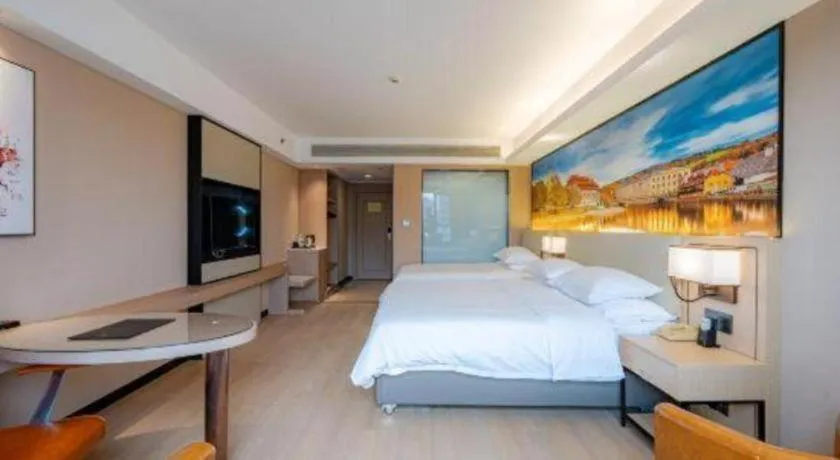Bed in Vienna Hotel Shandong Jinan High-Tech Wanda Exhibition Center