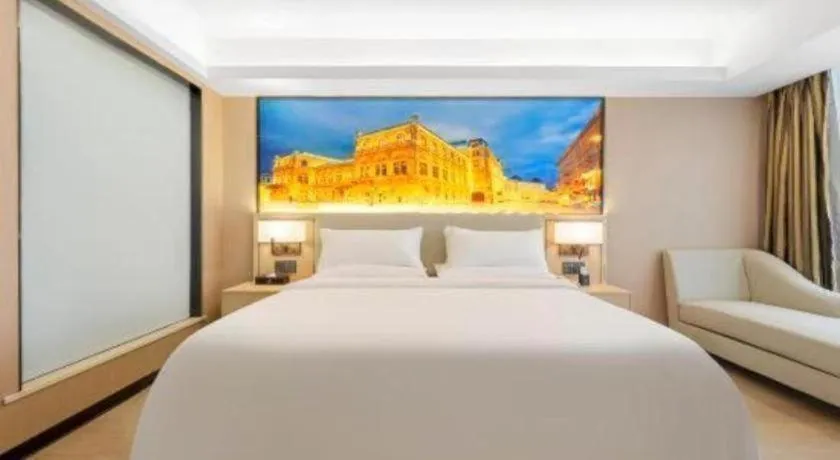 Bed in Vienna Hotel Shandong Jinan High-Tech Wanda Exhibition Center