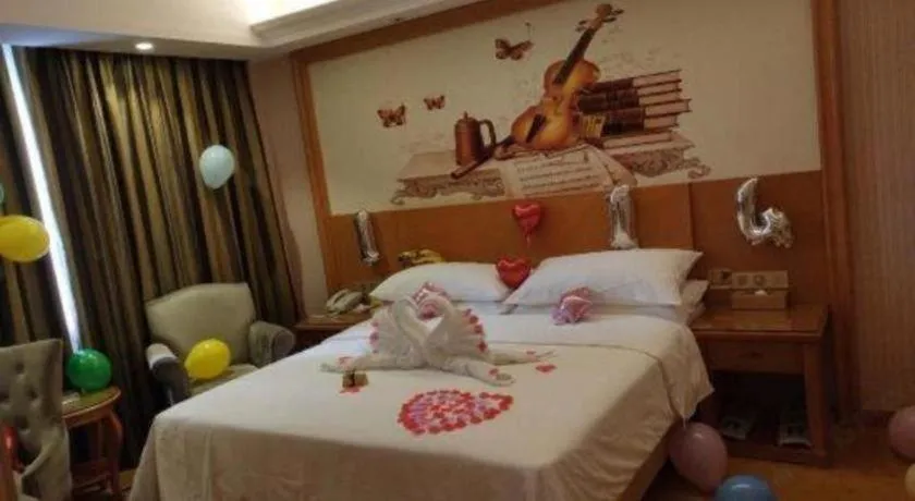 Bed in Vienna Hotel Zhejiang Ningbo Beilun In Time City