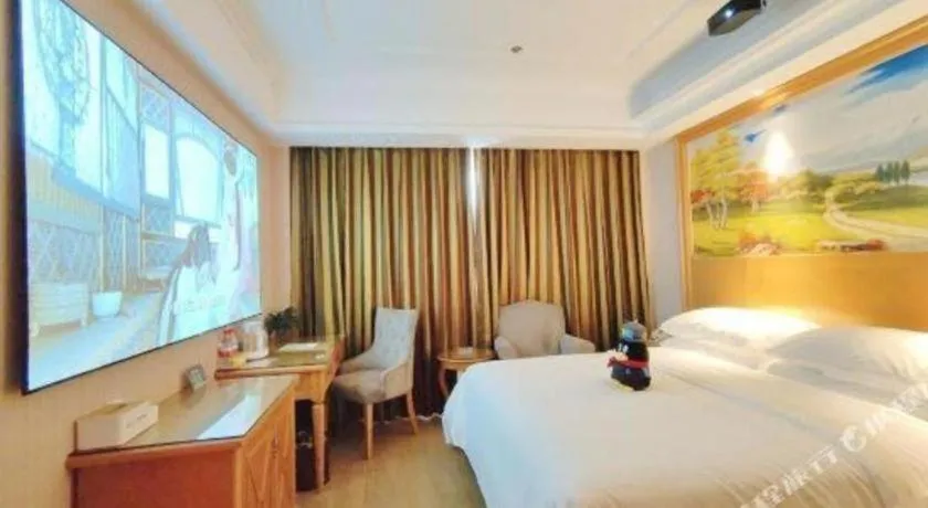 Bed in Vienna Hotel Zhejiang Ningbo Beilun In Time City