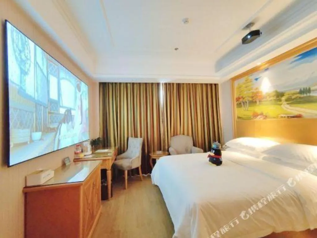 Bed in Vienna Hotel Zhejiang Ningbo Beilun In Time City