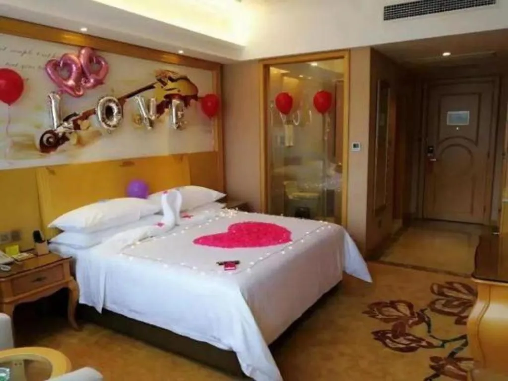 Bed in Vienna Hotel Zhejiang Ningbo Beilun In Time City