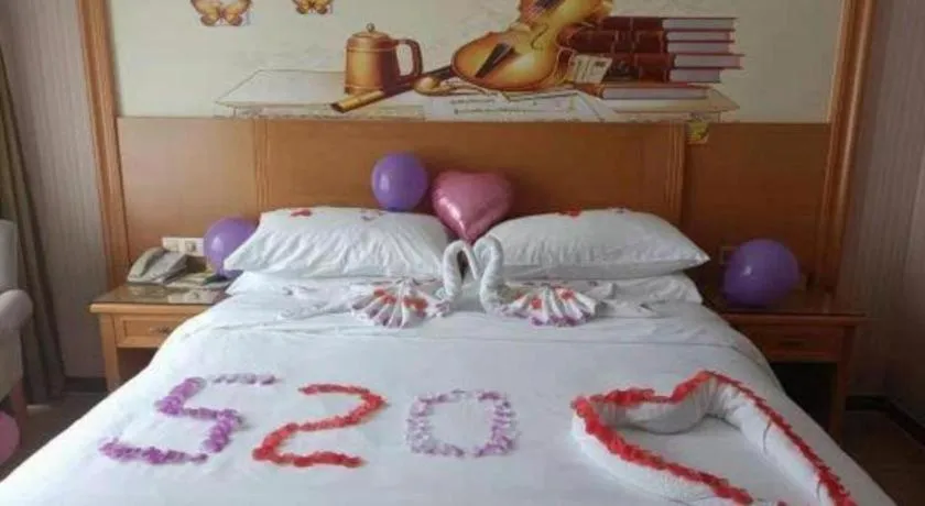 Bed in Vienna Hotel Zhejiang Ningbo Beilun In Time City
