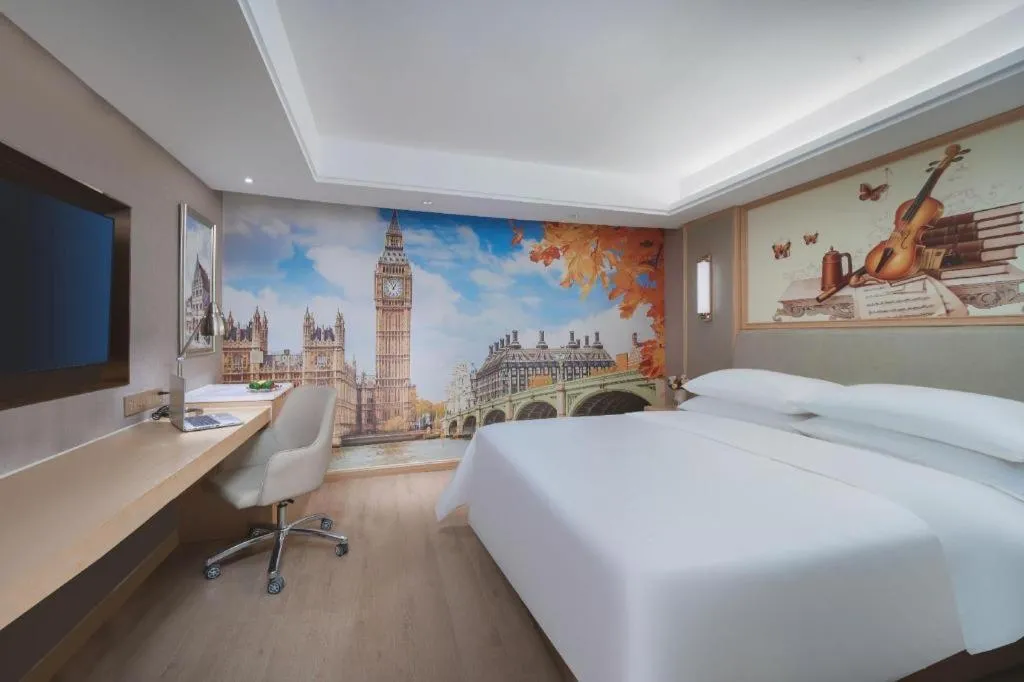 Bed in Vienna Hotel Tianjin Olympic Sports Center Tianta