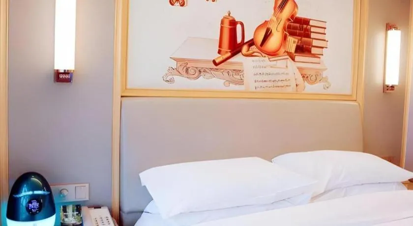 Bed in Vienna Hotel Tianjin Olympic Sports Center Tianta