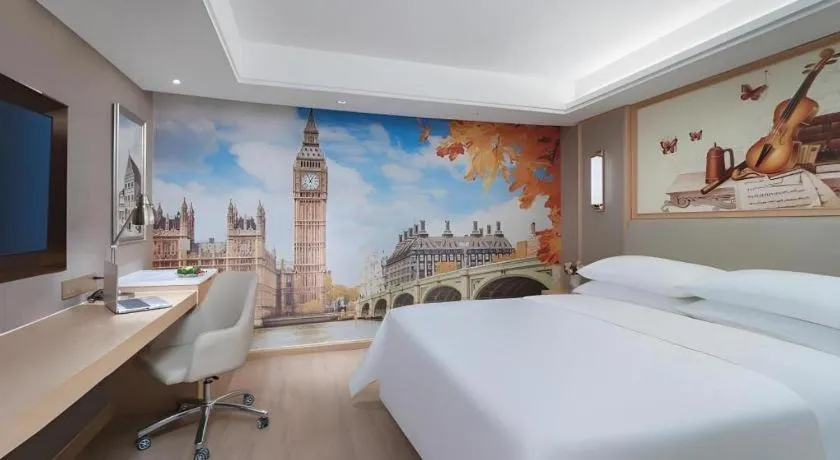 Bed in Vienna Hotel Tianjin Olympic Sports Center Tianta