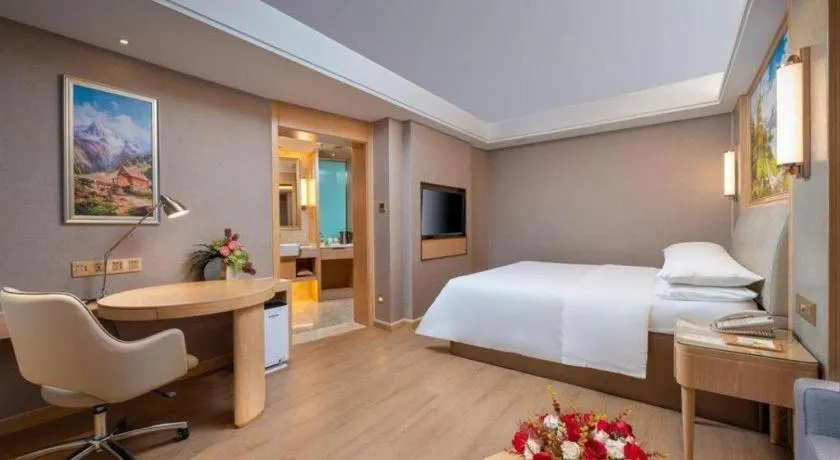 Bed in Vienna Hotel Tianjin Olympic Sports Center Tianta