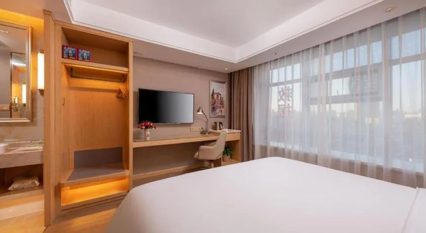Bed in Vienna Hotel Tianjin Olympic Sports Center Tianta