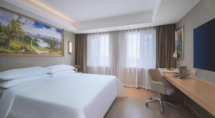 Bed in Vienna Hotel Tianjin Olympic Sports Center Tianta