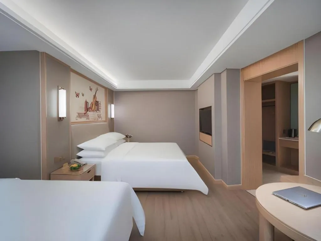 Bed in Vienna Hotel Tianjin Olympic Sports Center Tianta