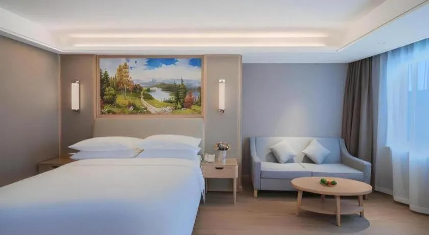 Bed in Vienna Hotel Tianjin Olympic Sports Center Tianta