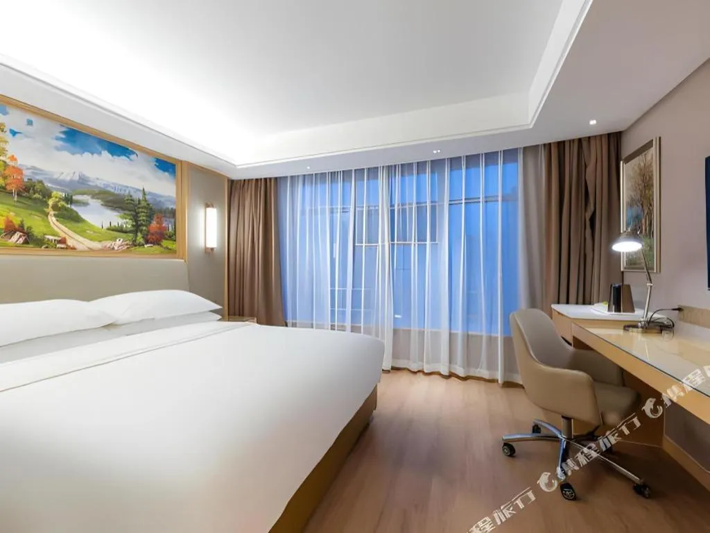 Bed in Vienna Hotel Tianjin Olympic Sports Center Tianta