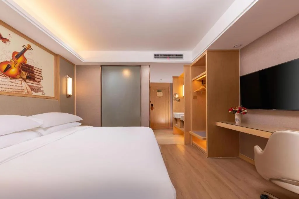 Bed in Vienna Hotel Tianjin Olympic Sports Center Tianta