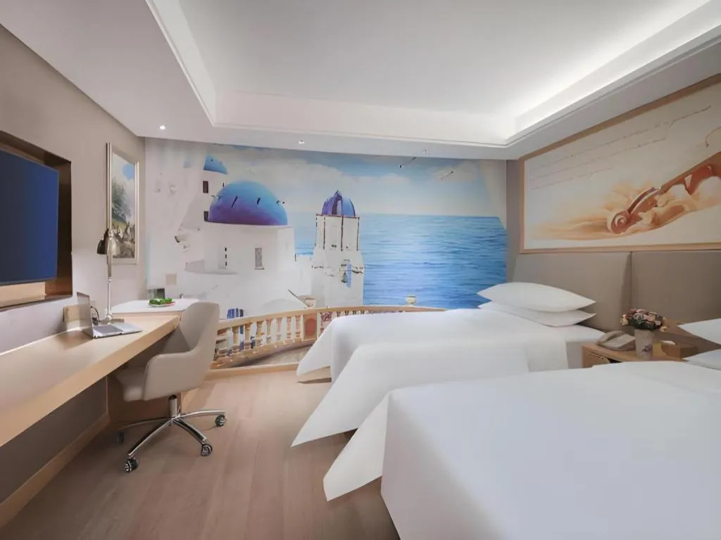 Bed in Vienna Hotel Tianjin Olympic Sports Center Tianta