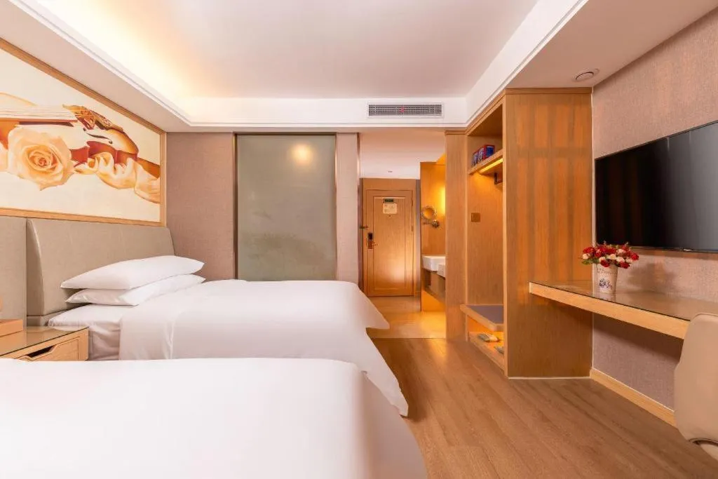 Bed in Vienna Hotel Tianjin Olympic Sports Center Tianta