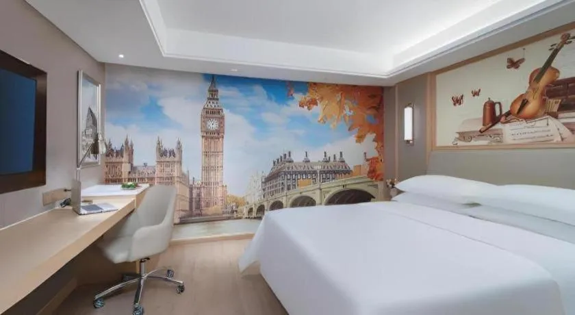 Bed in Vienna Hotel Tianjin Olympic Sports Center Tianta