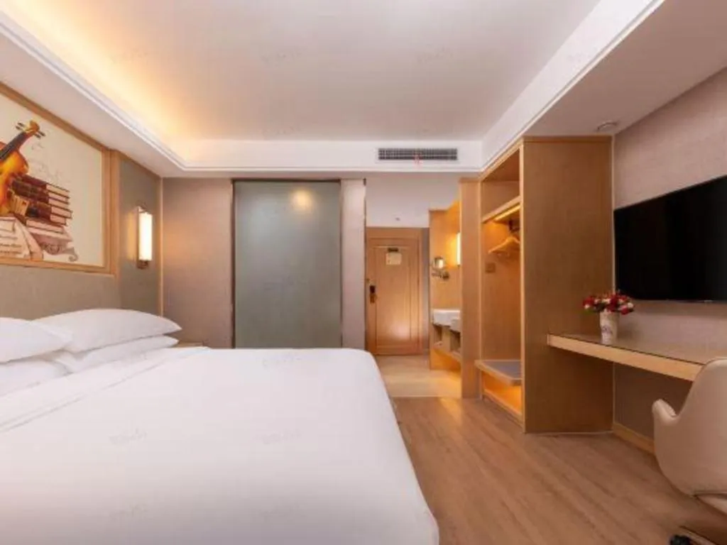 Bed in Vienna Hotel Tianjin Olympic Sports Center Tianta