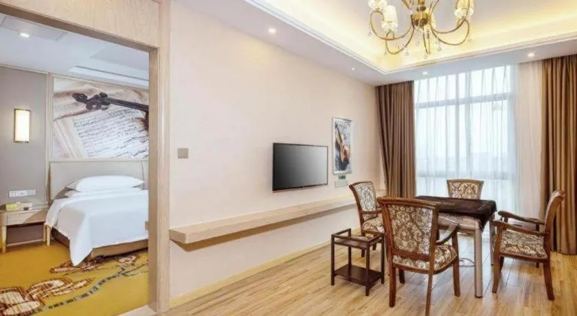 Bed in Vienna Hotel Chongqing Jiangjin Shuangfu