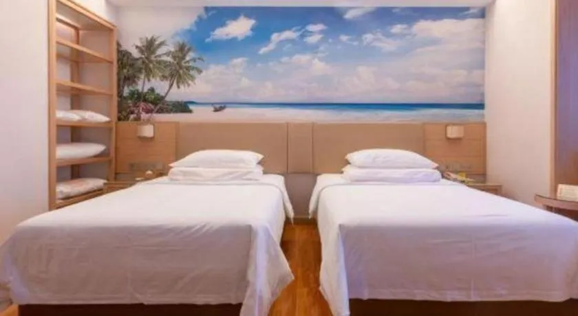 Bed in Best Sleep International Hotel Shenzhen Tanglang Metro Station