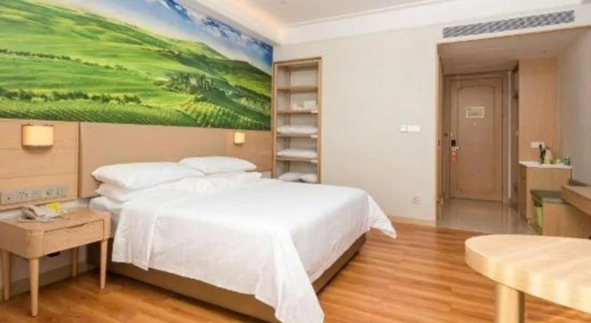 Bed in Best Sleep International Hotel Shenzhen Tanglang Metro Station