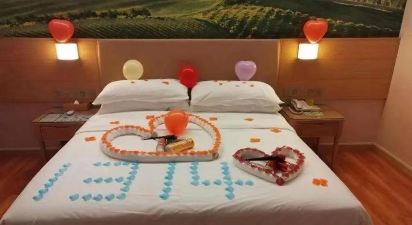 Bed in Best Sleep International Hotel Shenzhen Tanglang Metro Station