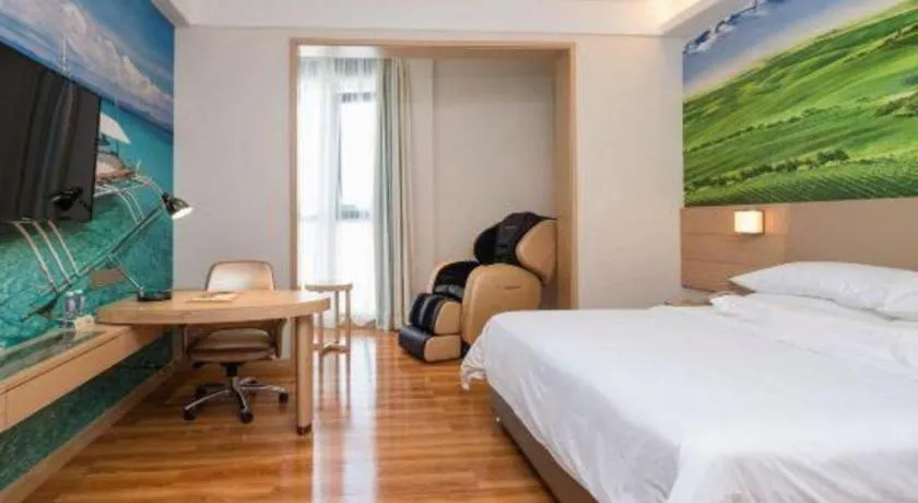 Bed in Best Sleep International Hotel Shenzhen Tanglang Metro Station