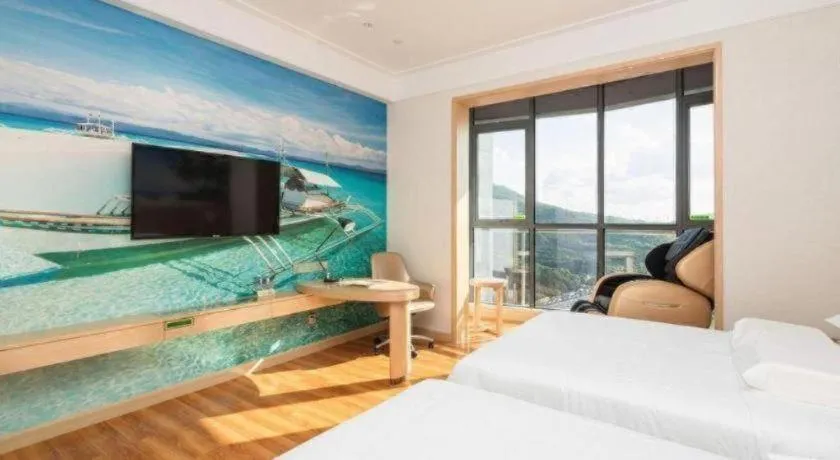 Bed in Best Sleep International Hotel Shenzhen Tanglang Metro Station