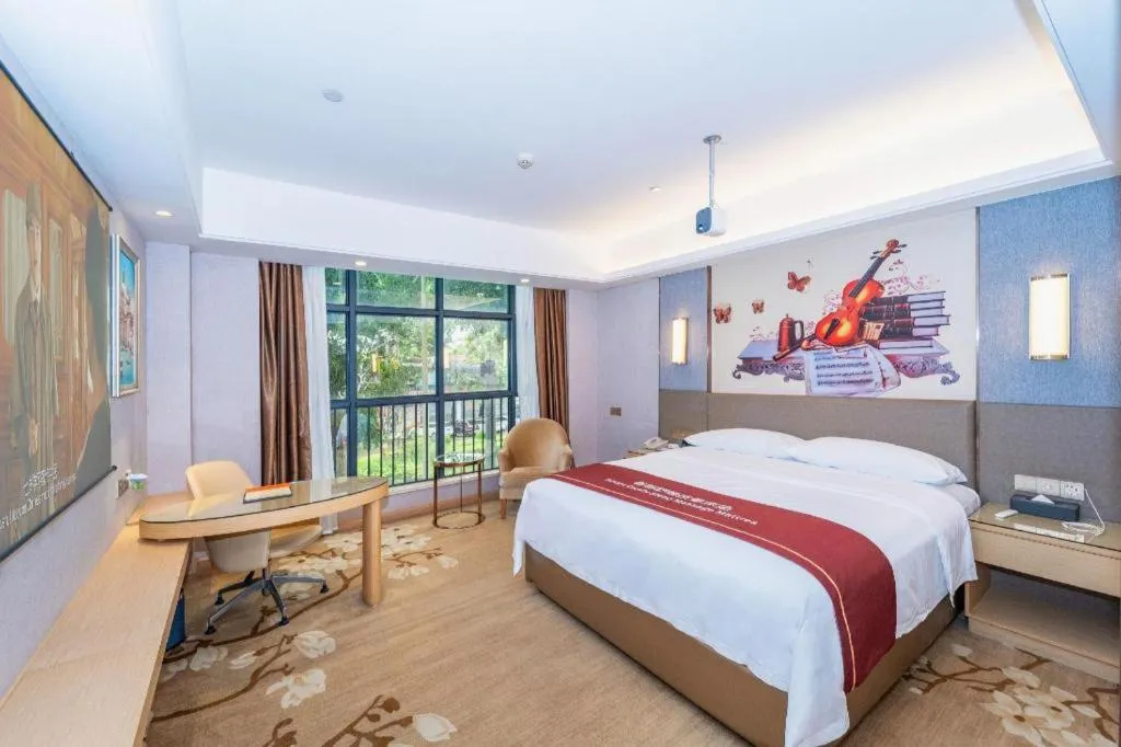 Bed in Vienna Hotel Guangzhou Panyu Square