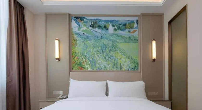 Bed in Vienna Hotel Shenzhen Pingshan Longtian Town