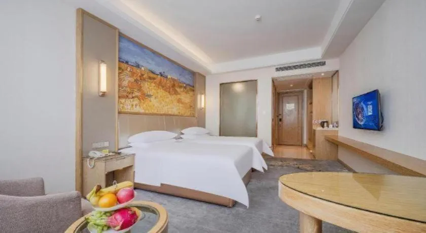 Bed in Vienna Hotel Shenzhen Pingshan Longtian Town