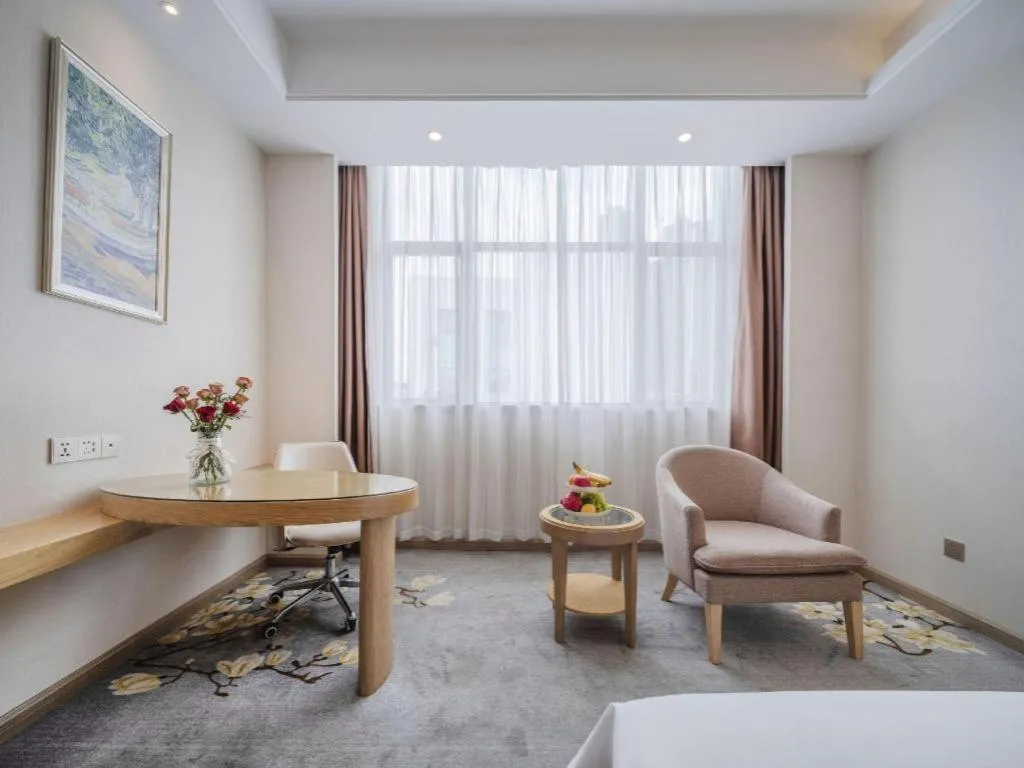 Bed in Vienna Hotel Shenzhen Pingshan Longtian Town