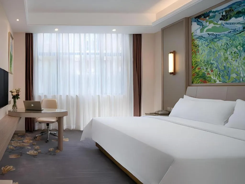Bed in Vienna Hotel Shenzhen Pingshan Longtian Town