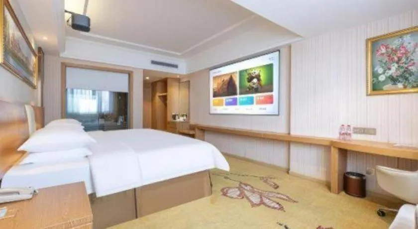 Bed in Vienna Hotel Guangzhou Baiyun Airport Huadu Avenue