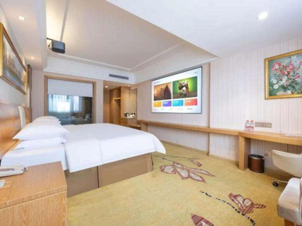 Bed in Vienna Hotel Guangzhou Baiyun Airport Huadu Avenue