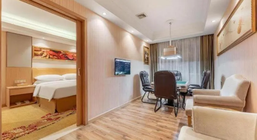 Bed in Vienna Hotel Guangzhou Baiyun Airport Huadu Avenue